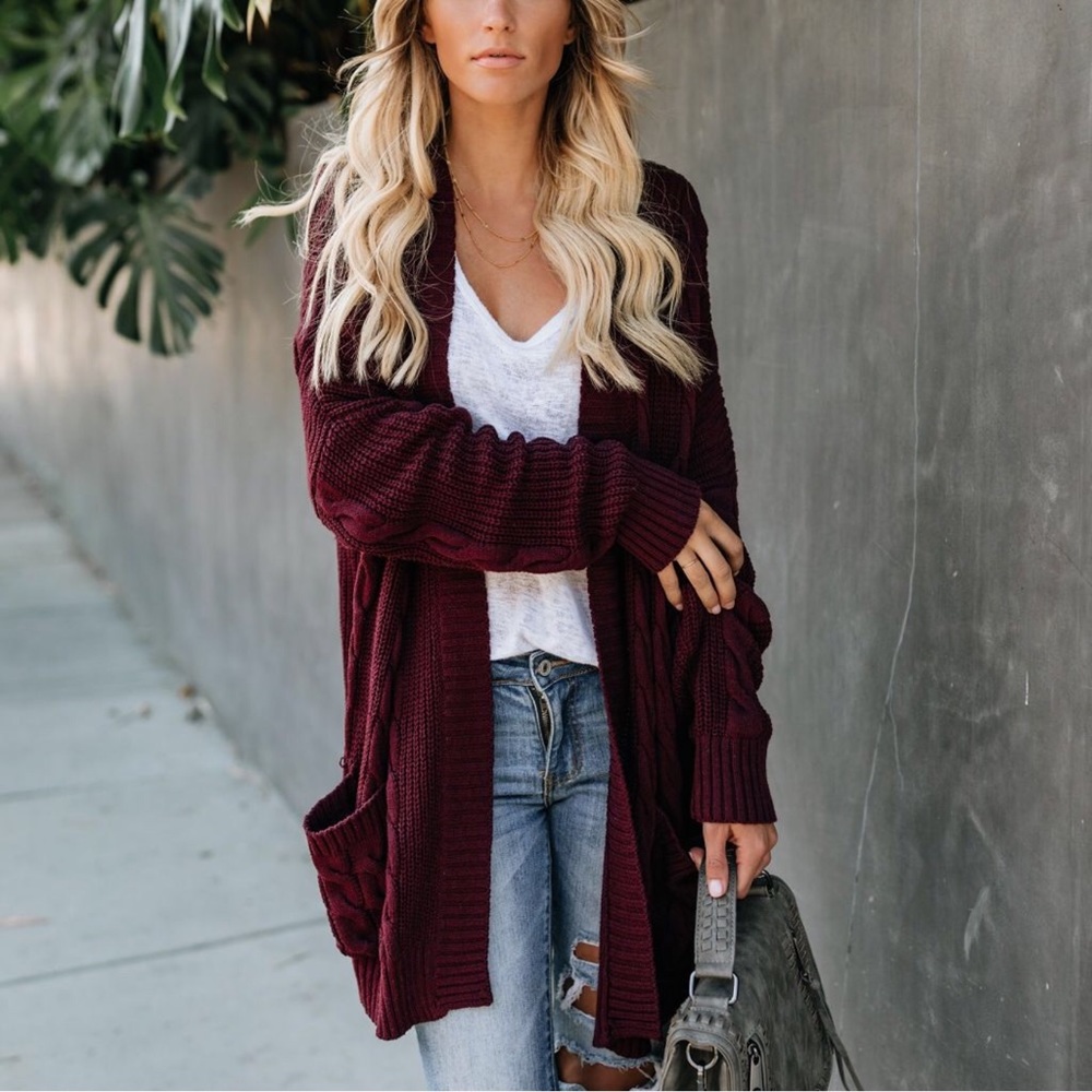 Cableknit Cardigan - Picture 2 of 8